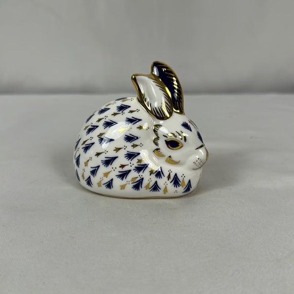 Royal Crown Derby | Accents | A Porcelain Paperweight Of A Rabbit By ...